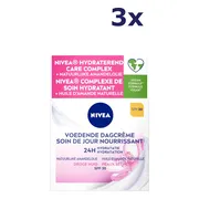 3x NIVEA Dagcrème Voedend SPF30 50 ml