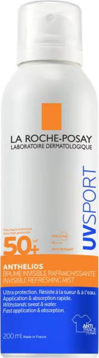La Roche-Posay Anthelios UV Sport Zonnebrand Mist SPF50+ 200ML