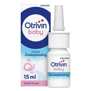 Otrivin Baby Zoutoplossing Neusspray bij een verstopte neus 15ML
