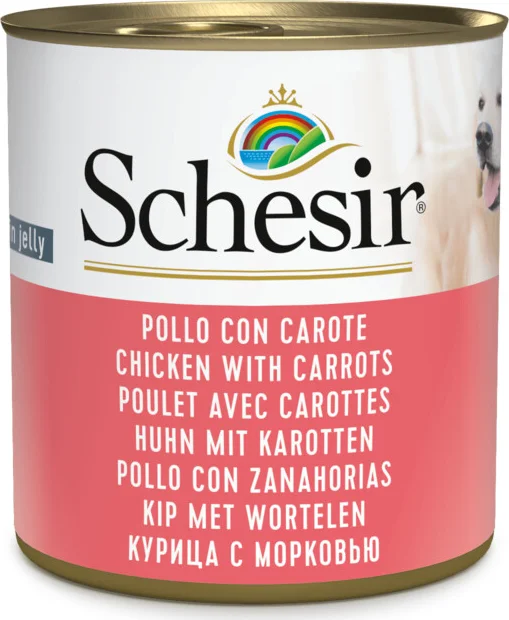 Schesir Hondenvoer Kip Wortel in Gelei 285 gr