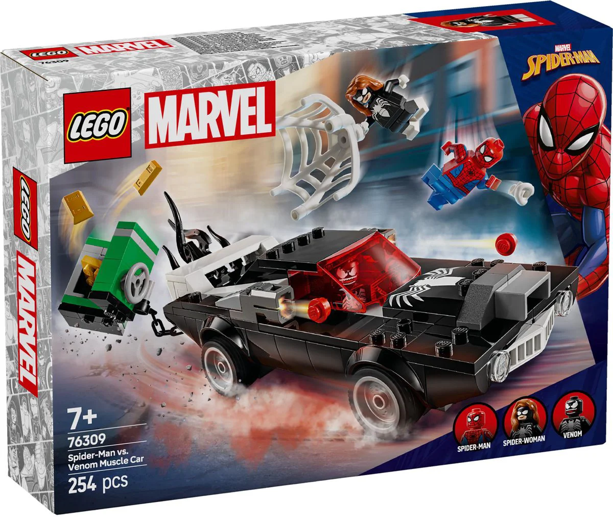 LEGO Marvel Spider-Man vs. Venoms klassieke auto 76309