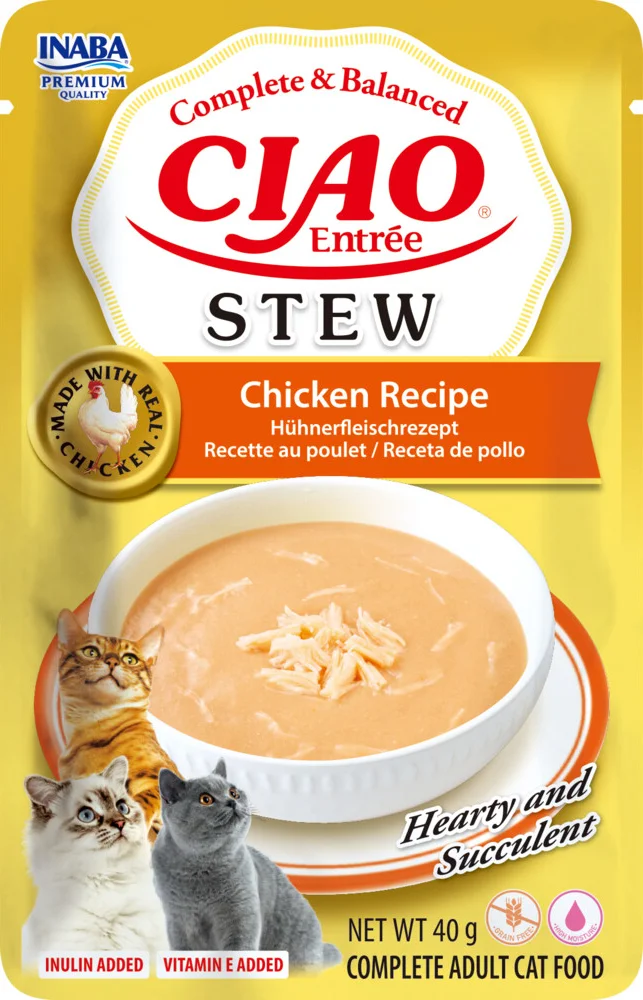 Ciao Kattenvoer Nat Entrée Stew Chicken 40 gr