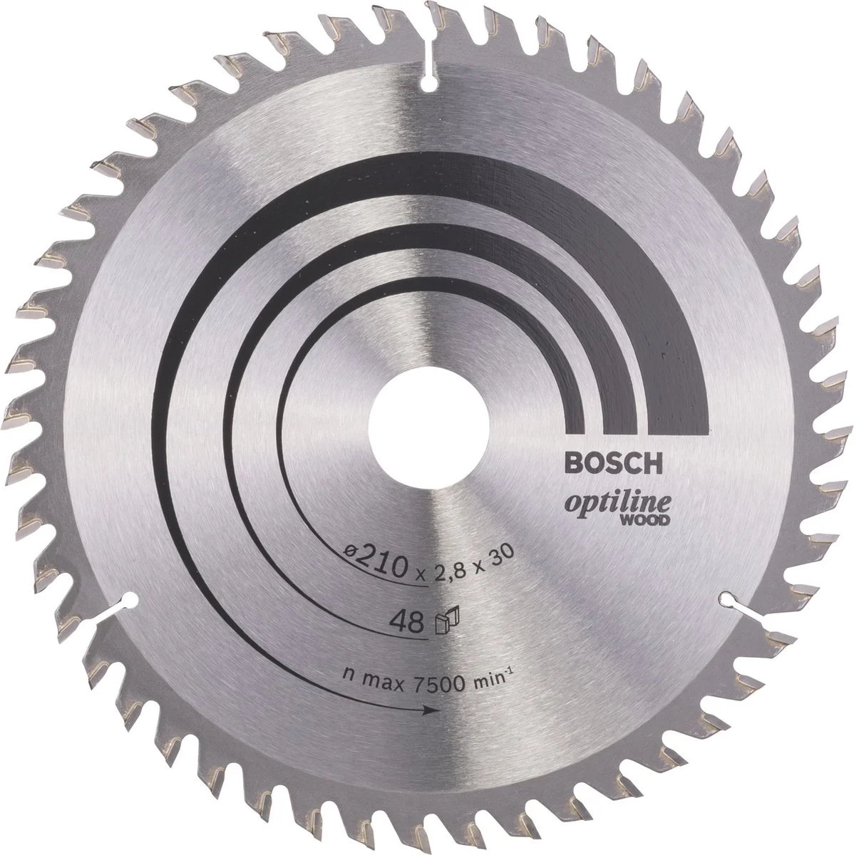Bosch Professional Cirkelzaagblad PRO Wood | Ø 210 x 2,8 x 30mm 48T - 2608640623