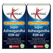 2x Lucovitaal Ashwagandha KSM-66 Super 30 capsules