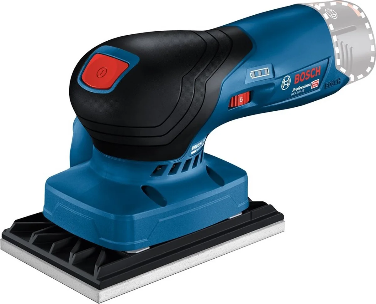 Bosch Professional GSS 12V-13 Accu vlakschuurmachine 12V Basic Body - 06019L0000