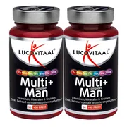2x Lucovitaal Multi + Compleet Man 40 tabletten