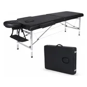 Livista® Multifunctionele Massagetafel - Opvouwbaar - Hoogwaardig Schuim - Verstelbare Hoogte (8 standen) - Draagvermogen 250KG - Inclusief Opbergtas - Zwart