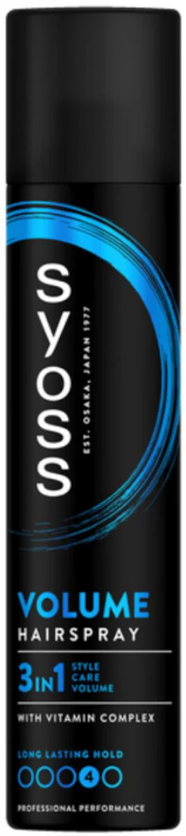 Syoss 3in1 Volume Hairspray Hold 4 300ML