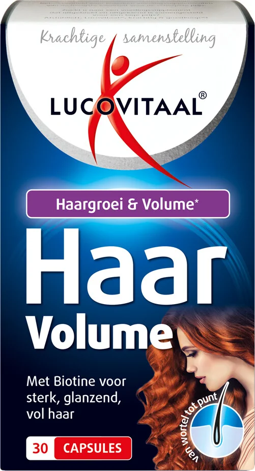 3x Lucovitaal Haar Groei & Volume 30 capsules
