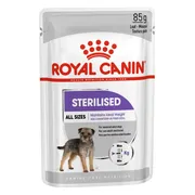 12x Royal Canin Sterilised Hondenvoer Nat 85 gr