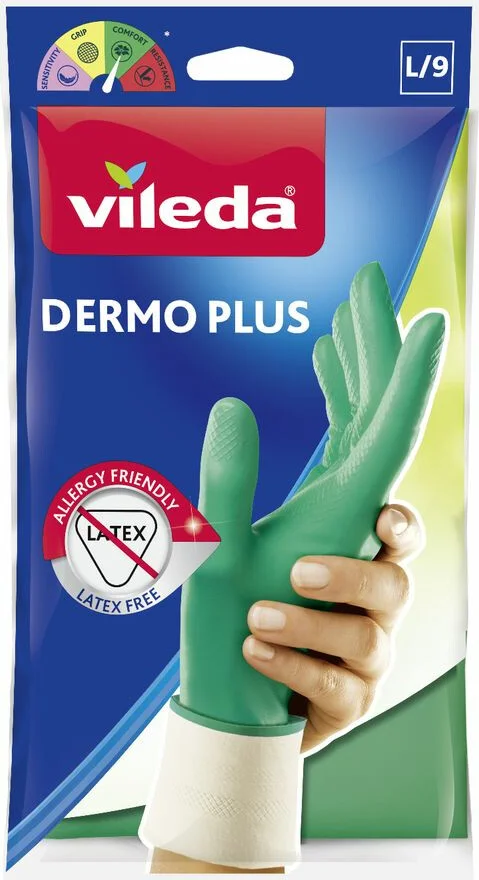 12x Vileda Handschoenen Dermo Plus Large 1 paar