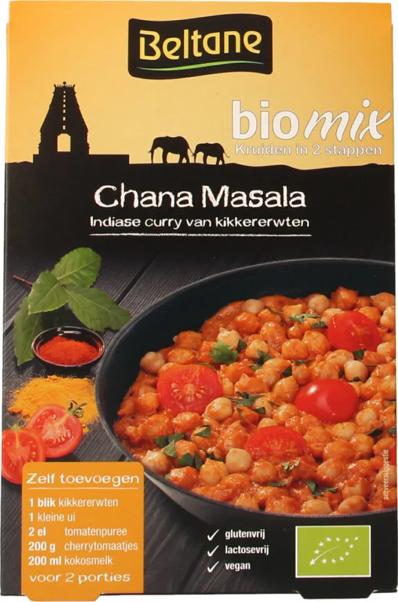 Beltane Chana Masala Kruidenmix 25GR