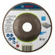 Bosch Professional Afbraamschijf PRO Stainless Steel 125x22,23x6,4mm VE=1 - 2608602488