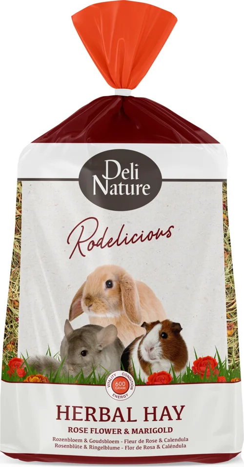 Deli Nature Rodelicious Kruidenhooi Rozenbloem & Goudsbloem 600gr