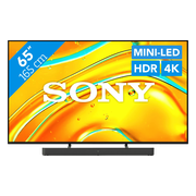 Sony Bravia 5 65" XR Mini-led (2025) + Sony HT-S2000 Zwart