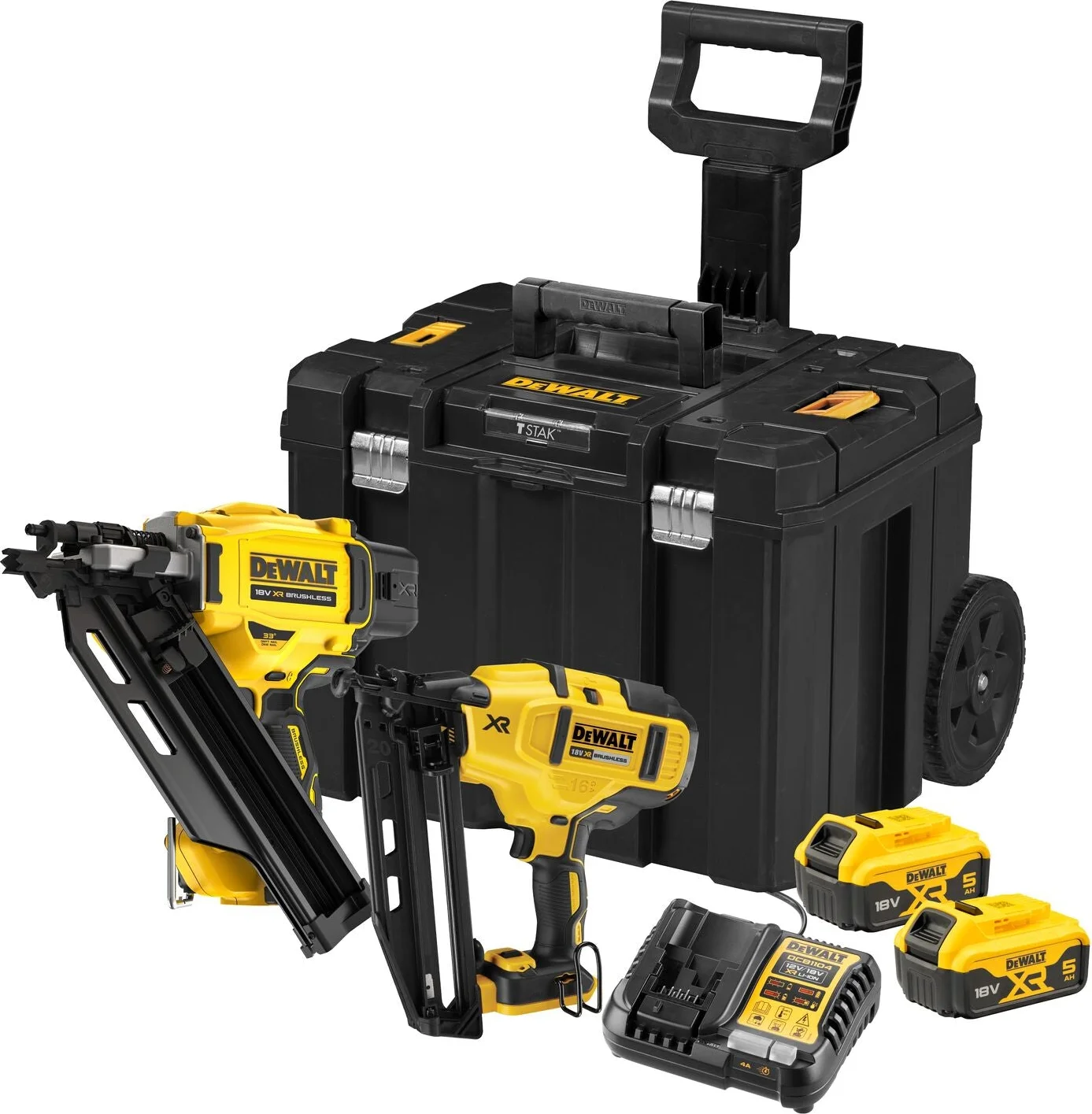 DeWALT DCK246P2T Accu combiset 2-delig (DCN660 + DCN930) 18V XR 5.0Ah in koffer