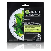 20x Garnier SkinActive Tissue Gezichtsmasker Pure Charcoal