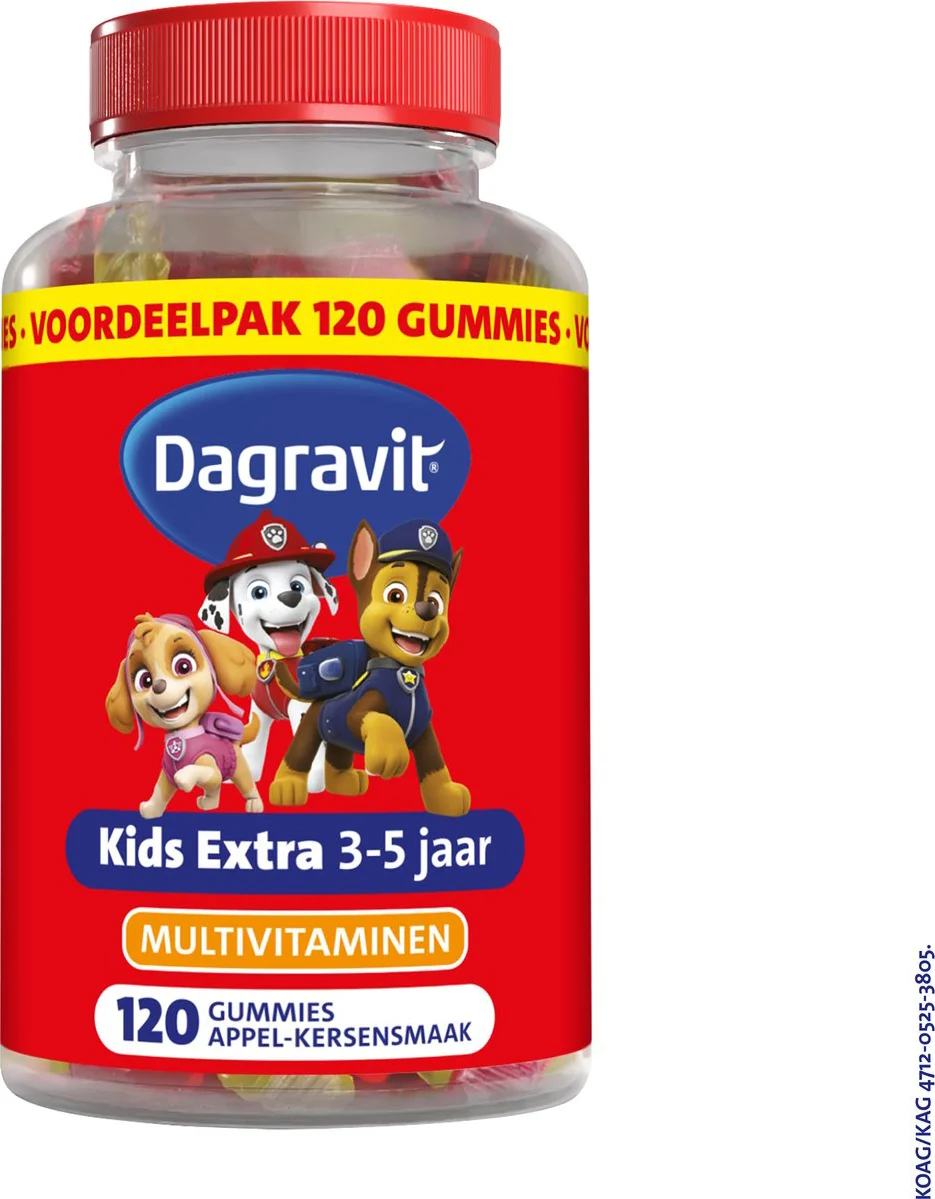 Dagravit Multivitamine Gummie Paw Patrol 120 gummies
