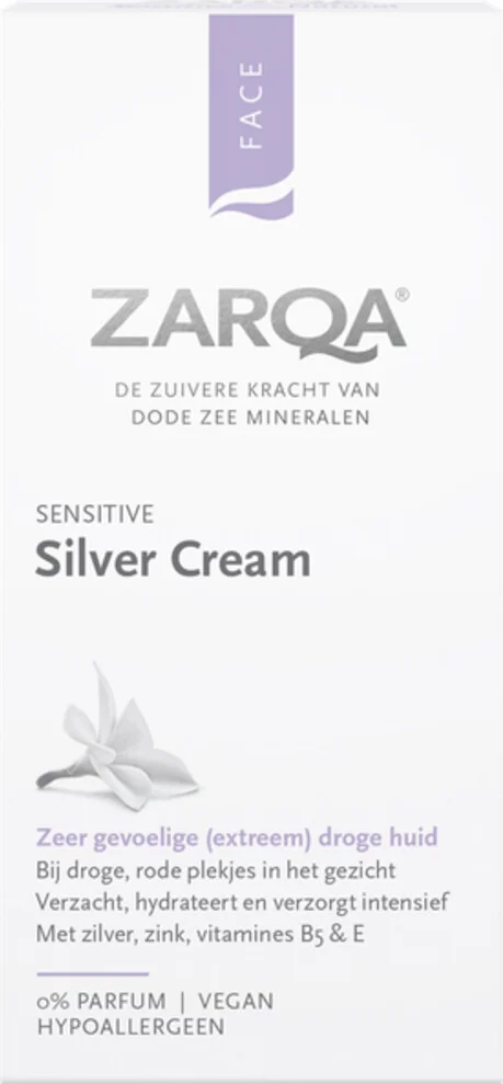 2x Zarqa Sensitive Silver Cream 30 ml