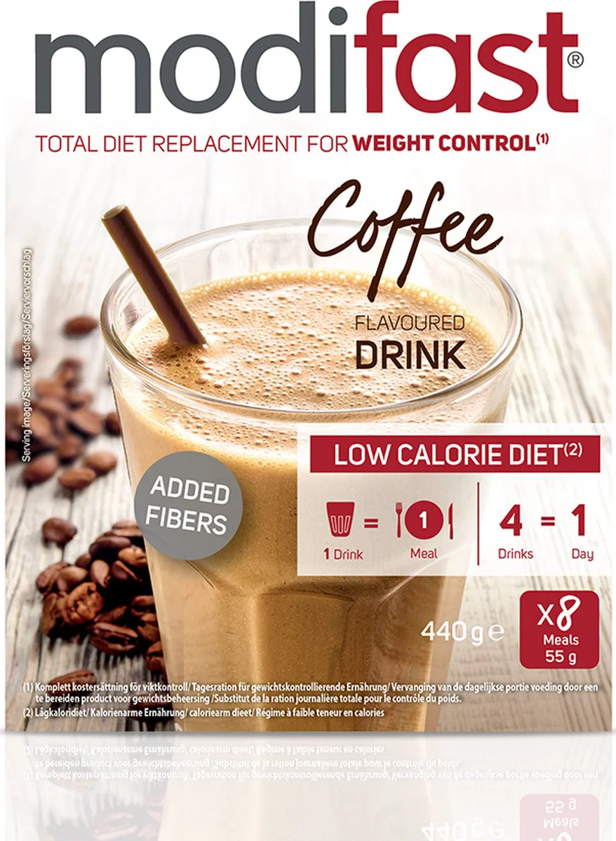 Modifast Weight Control Milkshake Koffie 8 x 55 gr