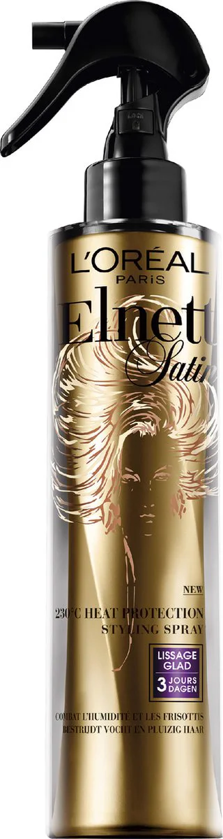 L'Oréal Elnett Satin Heat Protection Spray Glad 170 ml