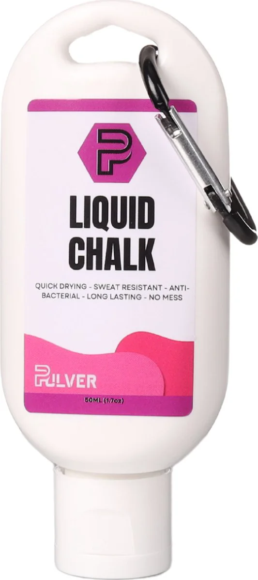 Pulver | vloeibaar magnesium 50ml | Turnen | Paaldansen | Klimmen | Crossfit | Gewicht heffen | Liquid chalk | vloeibaar kalk | Magnesium | Roze