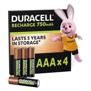 Duracell Oplaadbare Batterijen Plus AAA 4 stuks