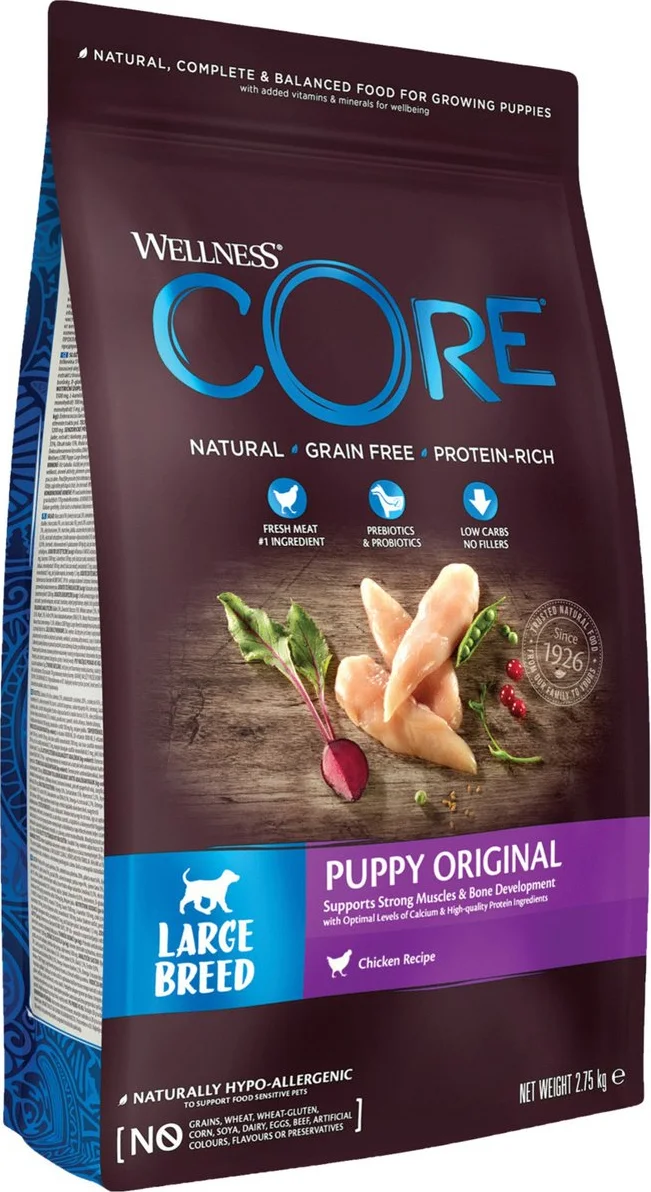 Wellness Core Hondenvoer Puppy Large Breed Kalkoen - Kip 2,75 kg