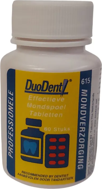 Duodent Effectieve Mondspoel Tabletten 60TB