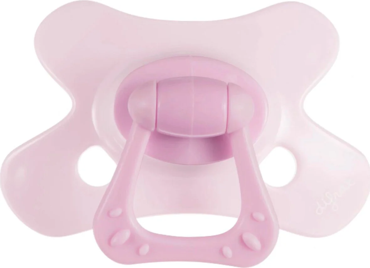 Difrax Dental Fopspeen Coral Pink 12M+
