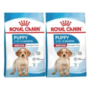 2x Royal Canin Puppy Hondenvoer Medium 4 kg