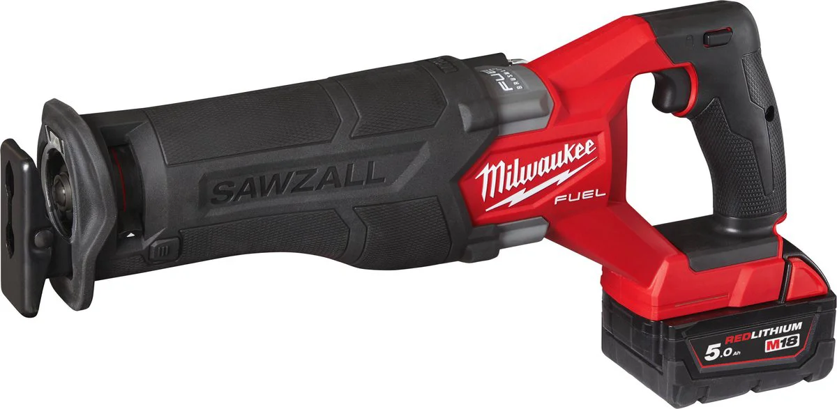 Milwaukee M18 FSZ-502X Accu Reciprozaag 18V 5.0Ah in HD-box - 4933478291