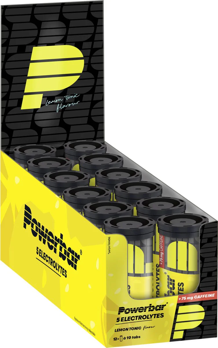 12x PowerBar Electrolyte Tabs Lemon Tonic Boost 10 tabletten