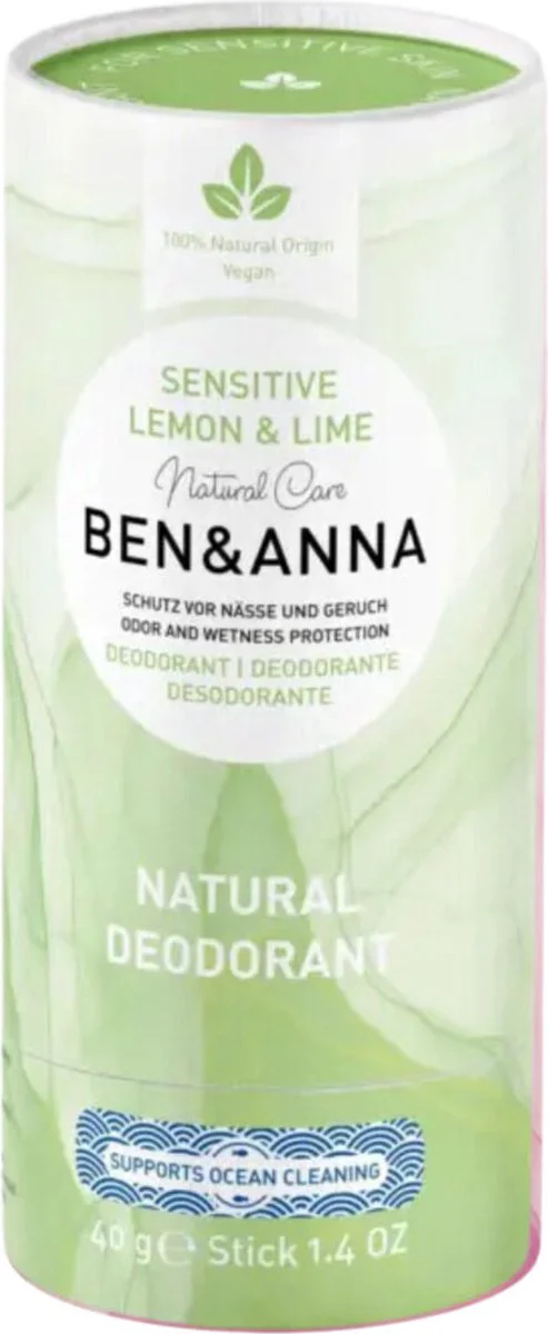 Ben & Anna Lemon & Lime Sensitive Deo Stick 40GR