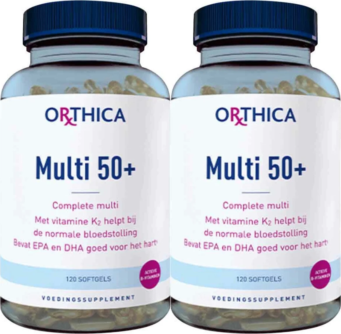 2x Orthica Multi 50+ 120 softgels