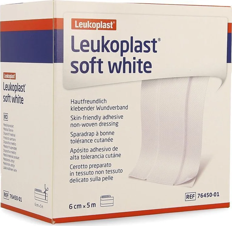 Leukoplast Soft White Wondpleister 5m x 6cm