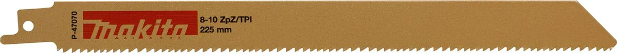 Makita P-47070 Reciprozaagblad Hout/Staal 205mm