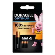 8x Duracell Alkaline Batterijen Optimum AAA 4 stuks