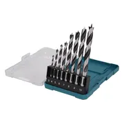 Makita D-77257 Houtborenset Ø 3-10mm in Cassette - 8-delig