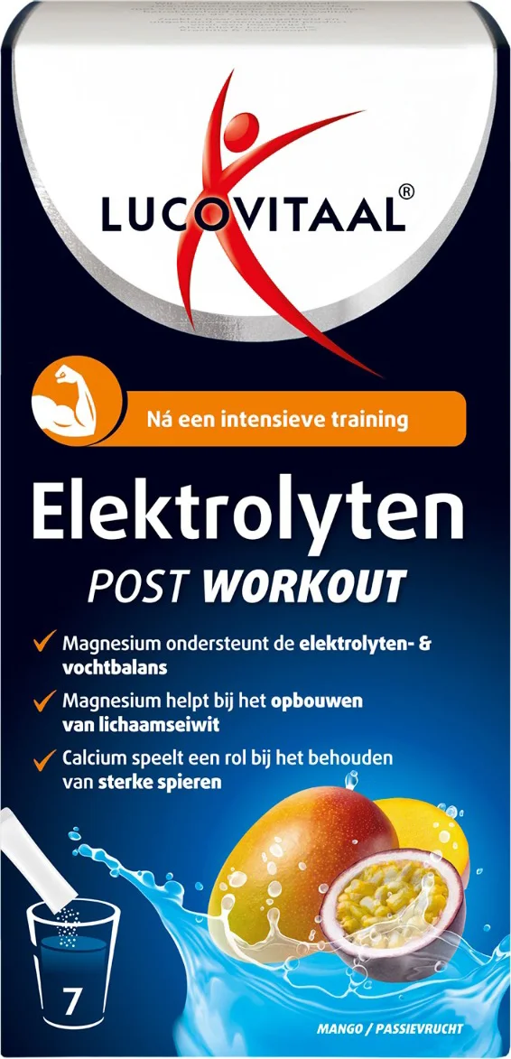 Lucovitaal Elektrolyten Post Workout 7 sachets