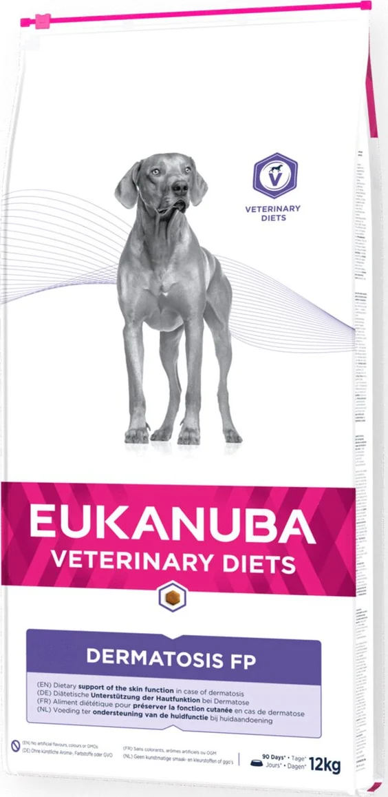 Eukanuba Hondenvoer Droog Veterinary Diets Dermatosis FP 12 kg