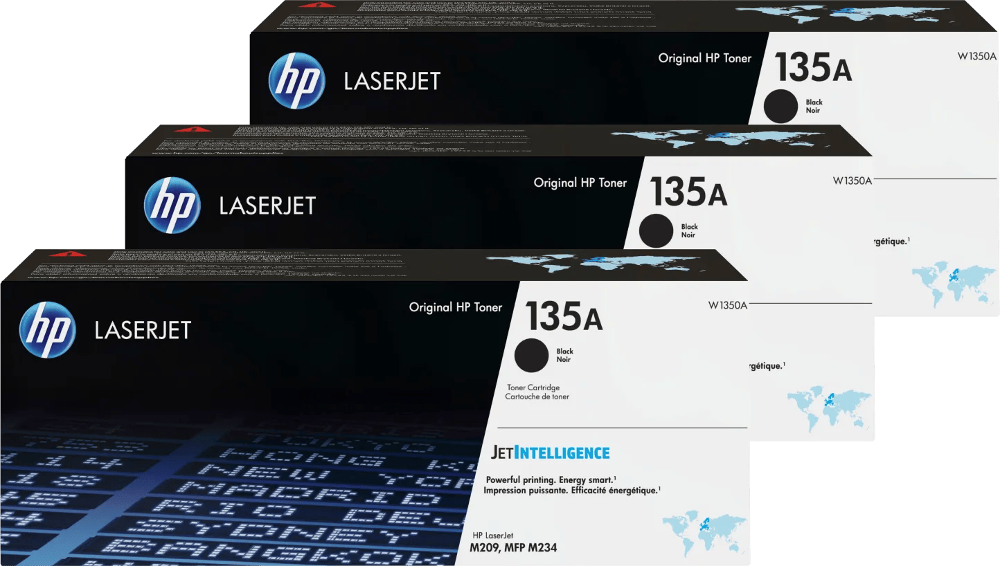 HP 135A LaserJet Toner Zwart (3 stuks)