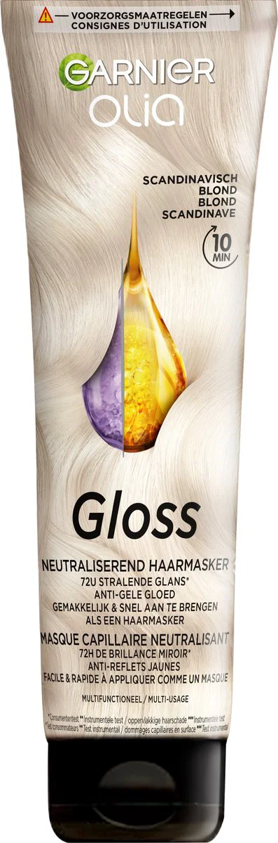 Garnier Olia Gloss Neutraliserend Haarmasker Scandinavisch Blond 150ML