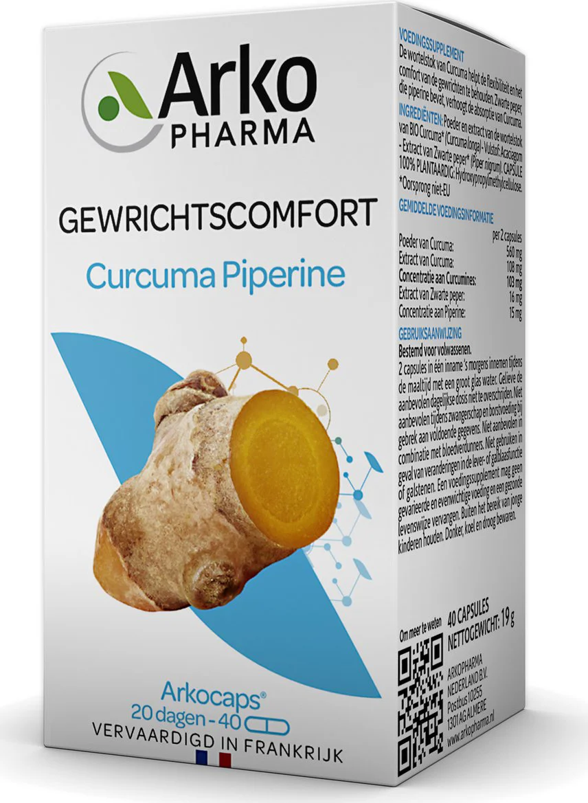 Arkocaps Curcuma Piperine Capsules 40CP