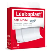 10x Leukoplast Wondpleisters Zacht 8 x 10 cm Soft White 10 stuks