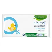 Neutral 0% Baby Wipes 52ST