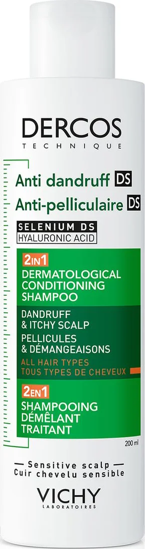 Vichy Dercos Anti Dandruff 2in1 Dermatological Conditioning Shampoo 200ML