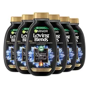 6x Garnier Loving Blends Magnetic Charcoal Shampoo 300 ml