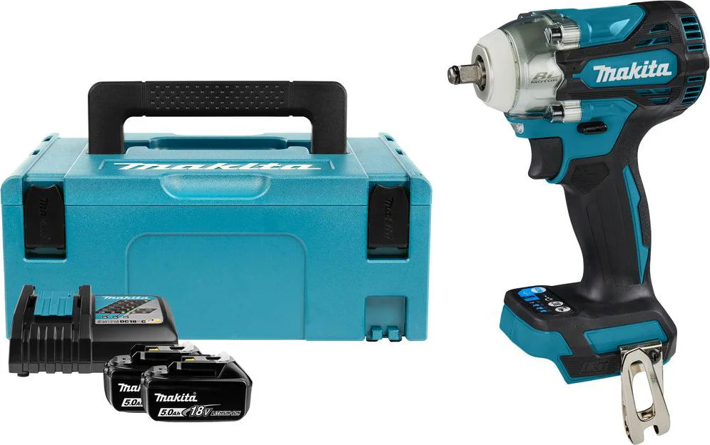 Makita DTW302RTJ Accu slagmoersleutel 300Nm 3/8" frictiering 18V 5.0Ah in Mbox