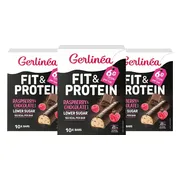 3x Gerlinea Repen Framboos & Chocolade 10x31 gr